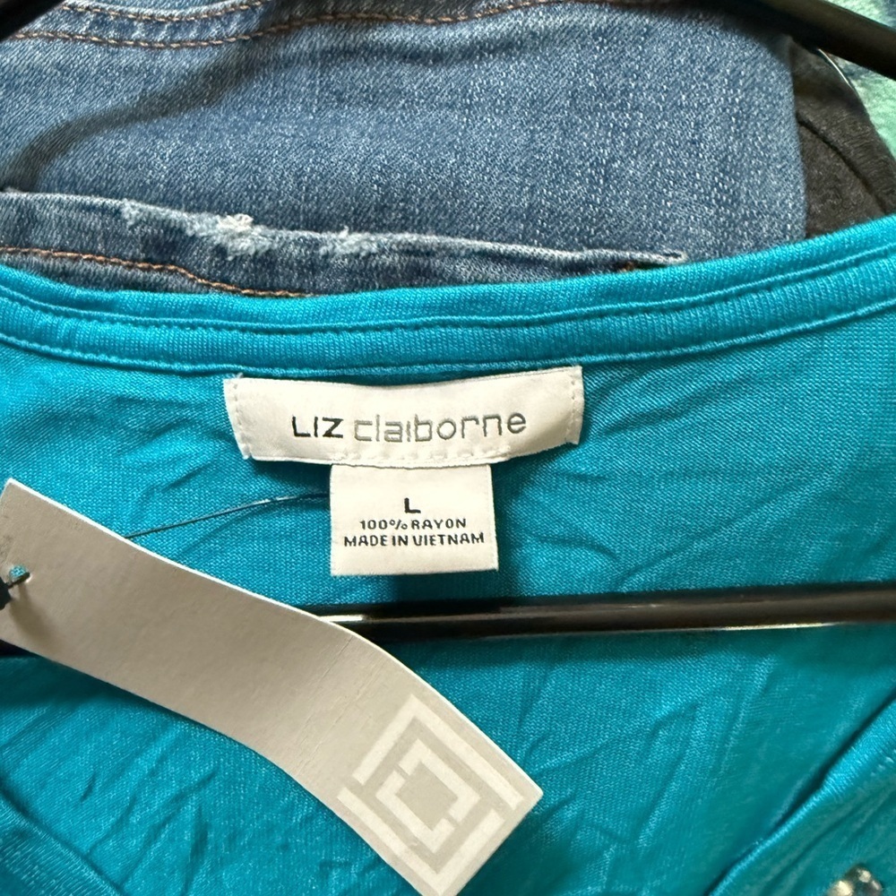 Liz Claiborne Blue Denim Jeans Classic Style